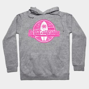 Surf California (Pink) Hoodie